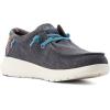 ARIAT Men’s Hilo Stretch Sneaker(Charcoal Blue/Blue Aztec)