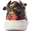 ARIAT Men’s Hilo Stretch Sneaker(Heathered Brown/Red Aztec Print)