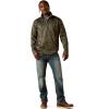 ARIAT Men’s Khaki Caldwell Reinforced Snap Sweater(Green Treebark Camo)