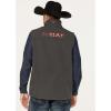 ARIAT Men’s Logo 2.0 Softshell Jacket(Charcoal/ Americana)