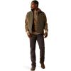 ARIAT Men’s Logo Softshell Vest(Dark Green/Dark Green Heather)
