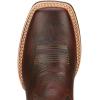 ARIAT Men’s Quickdraw Western Boot, Matte Brown Smooth Quill Ostrich(Brown)