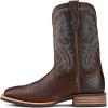 ARIAT Men’s Quickdraw Western Boot, Matte Brown Smooth Quill Ostrich(Brown)