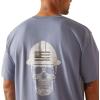ARIAT Men’s Rebar Cotton Strong Roughneck Graphic T-Shirt(Infinity Heather)