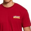 ARIAT Men’s Rebar Cotton Strong Roughneck Graphic T-Shirt(Rio Red)