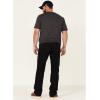 ARIAT Men’s Rebar M7 Slim Durastretch Made Tough Double Front Straight Pant(Black)