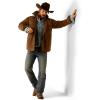 ARIAT Men’s Yellowstone Herder Waxed Shirt Jacket(Rich Brown)
