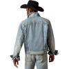ARIAT Men’s Yellowstone Hometown Denim Jacket(Light Worn Out)