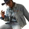 ARIAT Men’s Yellowstone Hometown Denim Jacket(Light Worn Out)