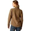 ARIAT New Team Softshell Jacket – Women’s Wind and Water Resistant Jacket(Canteen)