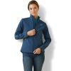 ARIAT New Team Softshell Jacket – Women’s Wind and Water Resistant Jacket(Deep Petroleum)