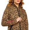ARIAT New Team Softshell Jacket – Women’s Wind and Water Resistant Jacket(Lila Leopard)