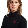ARIAT New Team Softshell Jacket – Women’s Wind and Water Resistant Jacket(Mex Black)
