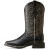 ARIAT Round Up Remuda Womens Boot(Black Deertan)