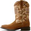 ARIAT Sport Patriot Mens Boot(Antique Mocha Suede/Sand Camo Print)