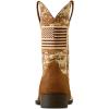 ARIAT Sport Patriot Mens Boot(Antique Mocha Suede/Sand Camo Print)
