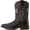 ARIAT Sport Patriot Mens Boot(Black Deertan/Black Camo Print)