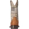 ARIAT Sport Patriot Mens Boot(Distressed Brown/Sage Camo Print)