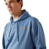 ARIAT Sun Valley Circle Hoodie, Coronet Blue, Small