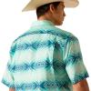 ARIAT Venttek Classic Fit Shirt(Bleached Aqua)