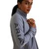 ARIAT Womens Classic Team Softshell Brand Jacket(Dusky Granite)
