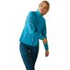 ARIAT Womens Classic Team Softshell Brand Jacket(Mosaic Blue)
