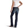 ARIAT Women’s R.E.A.L. Mid Rise Stretch Entwined Boot Cut Jean(Glacier)