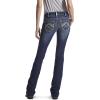 ARIAT Women’s R.E.A.L. Mid Rise Stretch Entwined Boot Cut Jean(Lakeshore)