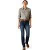ARIAT Womens Rebar Made Tough Durastretch Work Shirt(Charcoal Heather)