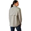 ARIAT Womens Rebar Made Tough Durastretch Work Shirt(Charcoal Heather)