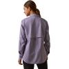 ARIAT Womens Rebar Made Tough Durastretch Work Shirt(Corsican Blue Heather)