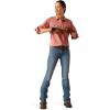 ARIAT Womens Rebar Made Tough Durastretch Work Shirt(Jester Red Heather)