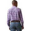 ARIAT Womens Rebar Made Tough Durastretch Work Shirt(Lavendar Plaid)