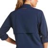 ARIAT Womens Rebar Made Tough Durastretch Work Shirt(Navy)