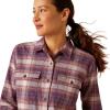 ARIAT Womens Rebar Made Tough Durastretch Work Shirt(Pearl Grey)