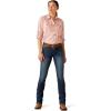 ARIAT Womens Rebar Made Tough Durastretch Work Shirt(Powder Pink)
