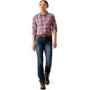 ARIAT Womens Rebar Made Tough Durastretch Work Shirt(Smokey Grape)