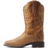 ARIAT Workhog Wide Square Toe H2O Mens Boot(Bare Brown)