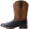 ARIAT Workhog Wide Square Toe H2O Mens Boot(Black Adobe/Weathered Chestnut)