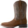 ARIAT Workhog Wide Square Toe H2O Mens Boot(Mesa Tan/Vintage Bomber)