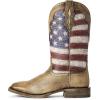 ARIAT Workhog Wide Square Toe H2O Mens Boot(Naturally Distressed Brown/Patriotic)