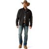 ARIAT mens Logo Softshell Jacket(Black)
