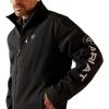 ARIAT mens Logo Softshell Jacket(Black)