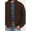 ARIAT mens Logo Softshell Jacket(Brown)