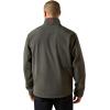ARIAT mens Logo Softshell Jacket(Charcoal/Americana)