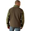 ARIAT mens Logo Softshell Jacket(Earth Green Camo)