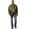 ARIAT mens Logo Softshell Jacket(Earth Green Camo)