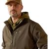 ARIAT mens Logo Softshell Jacket(Earth Green Heather)