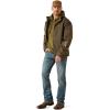 ARIAT mens Logo Softshell Jacket(Earth Green Heather)