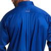 ARIAT mens Solid Twill Classic Fit Shirt – Men’s Long Sleeve Western Button-down(Ultramarine)